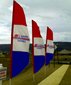 CUSTOM PRINTED FEATHER FLAG