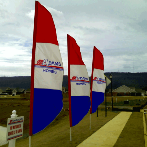 CUSTOM PRINTED FEATHER FLAG